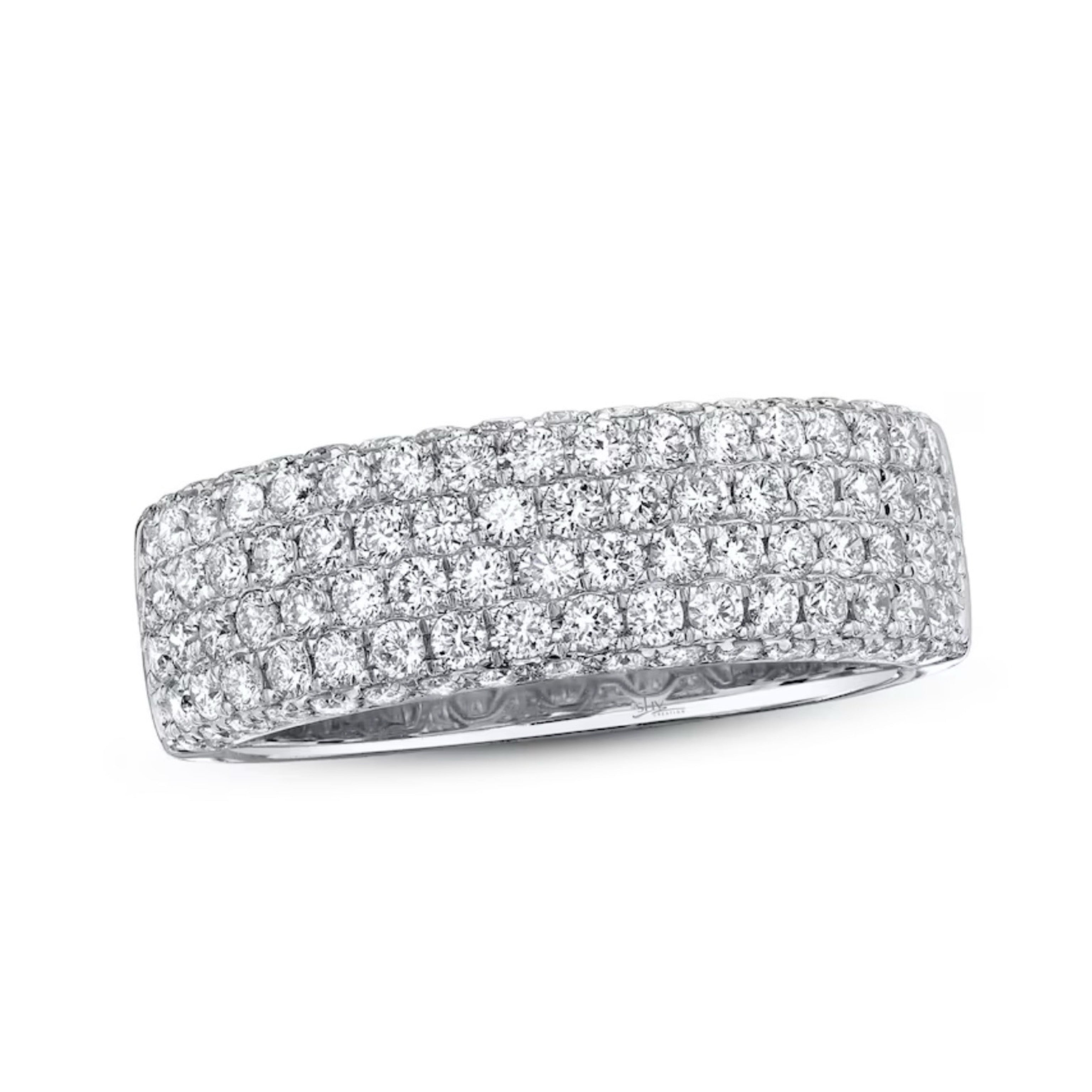 Pave Setting Diamond Ring