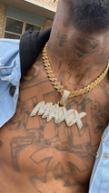 5A Luxury Quality Icy Name Necklace (Customize)