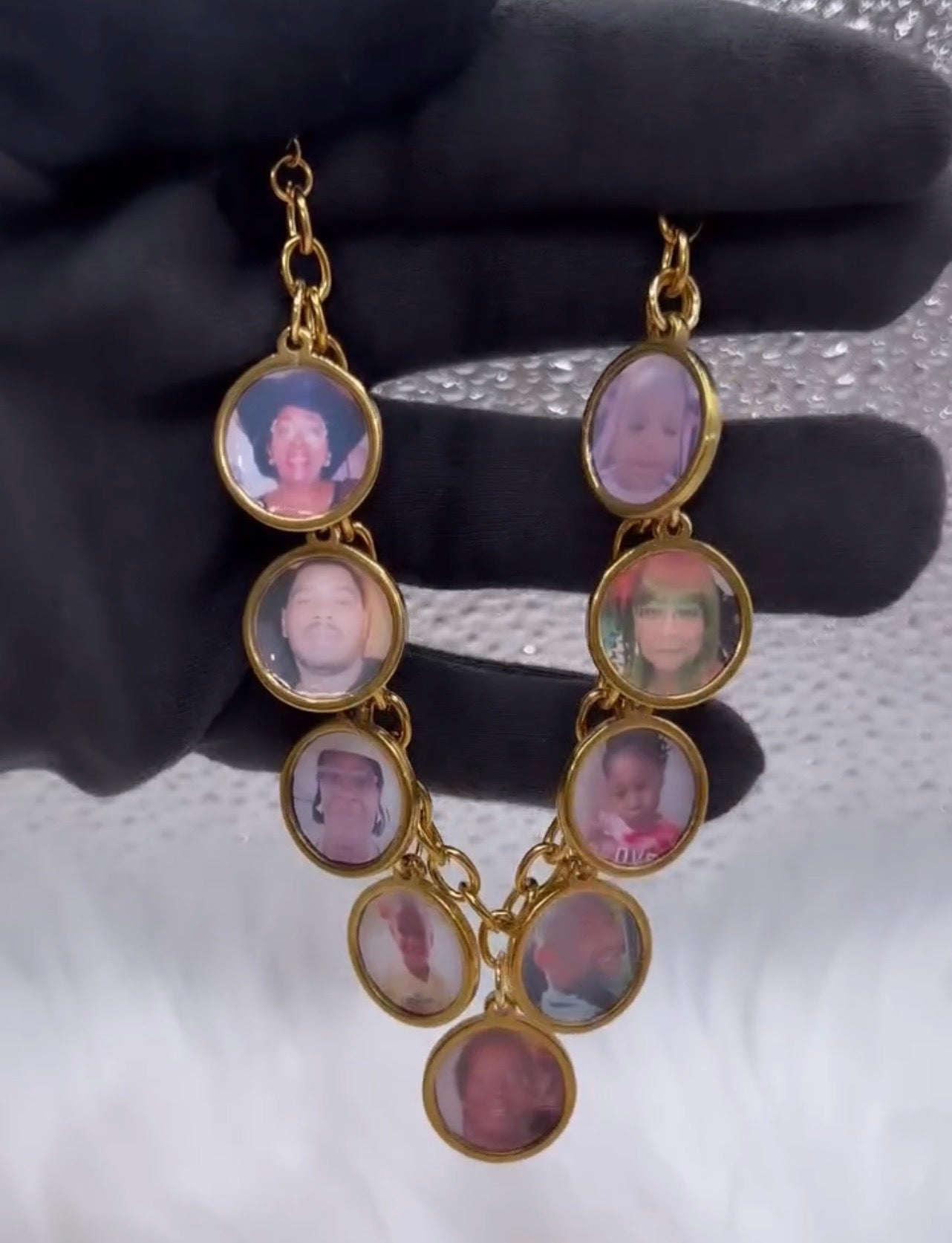 High Quality Adjustable Photo Charm Bracelet
