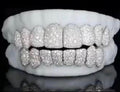 Solid 925 VVSM diamond grill set
