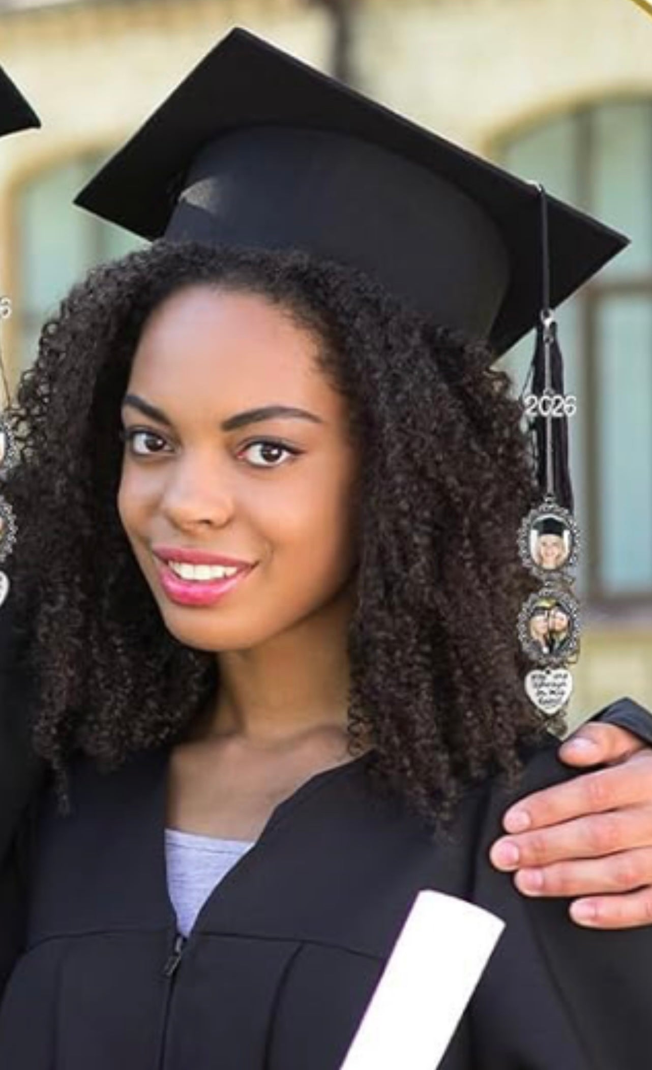 Graduation Hat Tassel Photo Charms