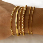 Waterproof/non tarnish Multi Bracelet Set