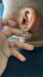 Personalized 18mm Name Mini Hoop Earrings
