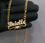 Waterproof & Tarnish Resistant Name Cuban Link Necklace(Customize)