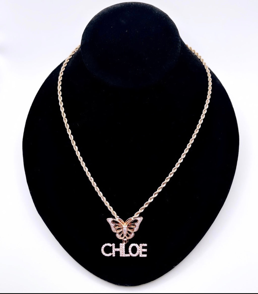Mini Icy Bling Name Necklace (Customize)