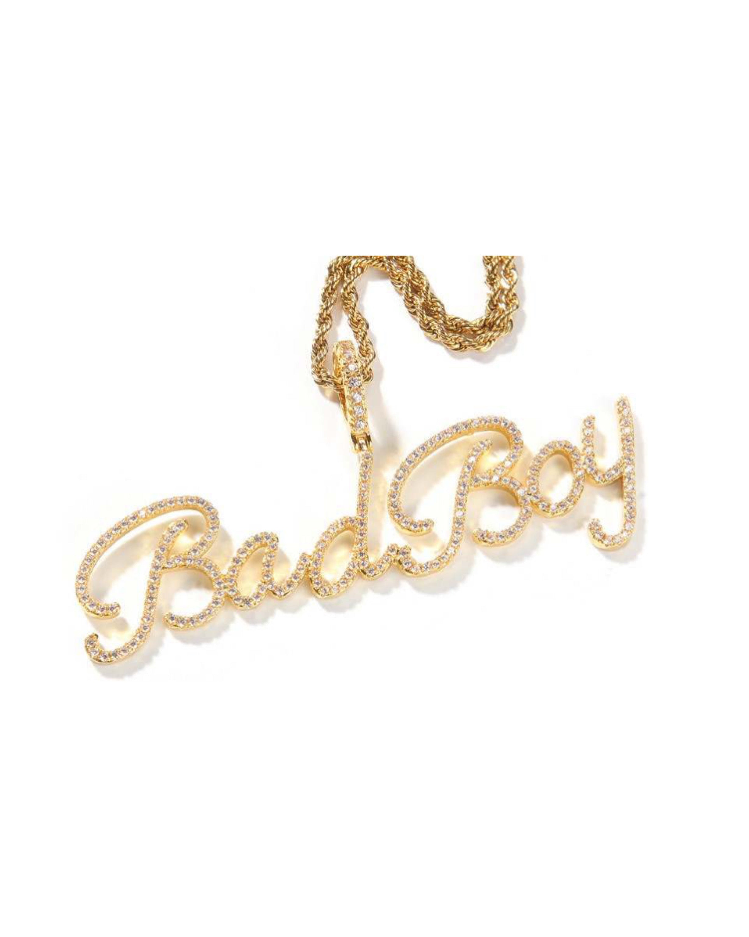 Script Icy Bling Name Necklace (Customize)