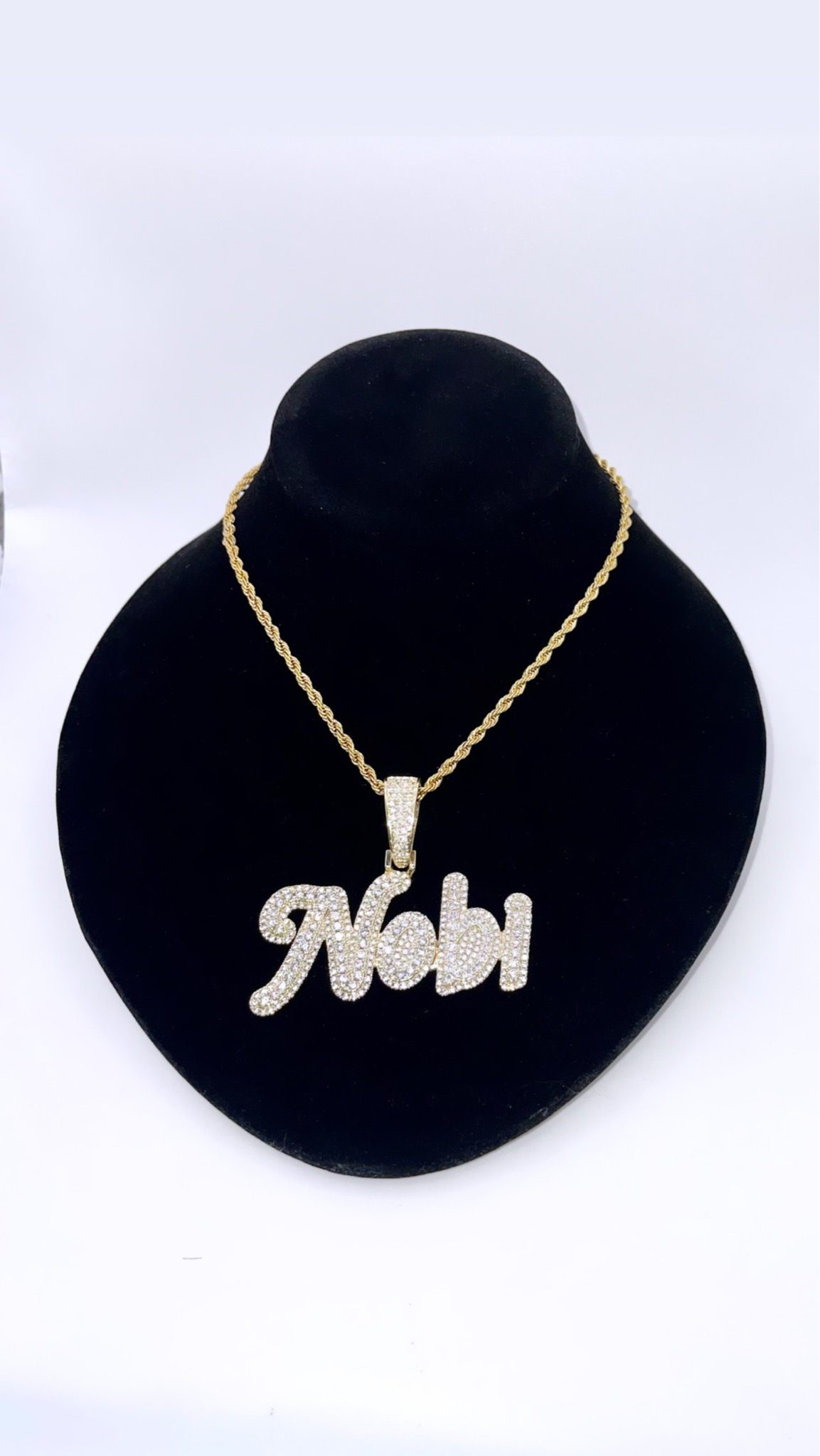 Iced out  Name Necklace (Customize)