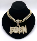 5A Luxury Quality Icy Name Necklace (Customize)