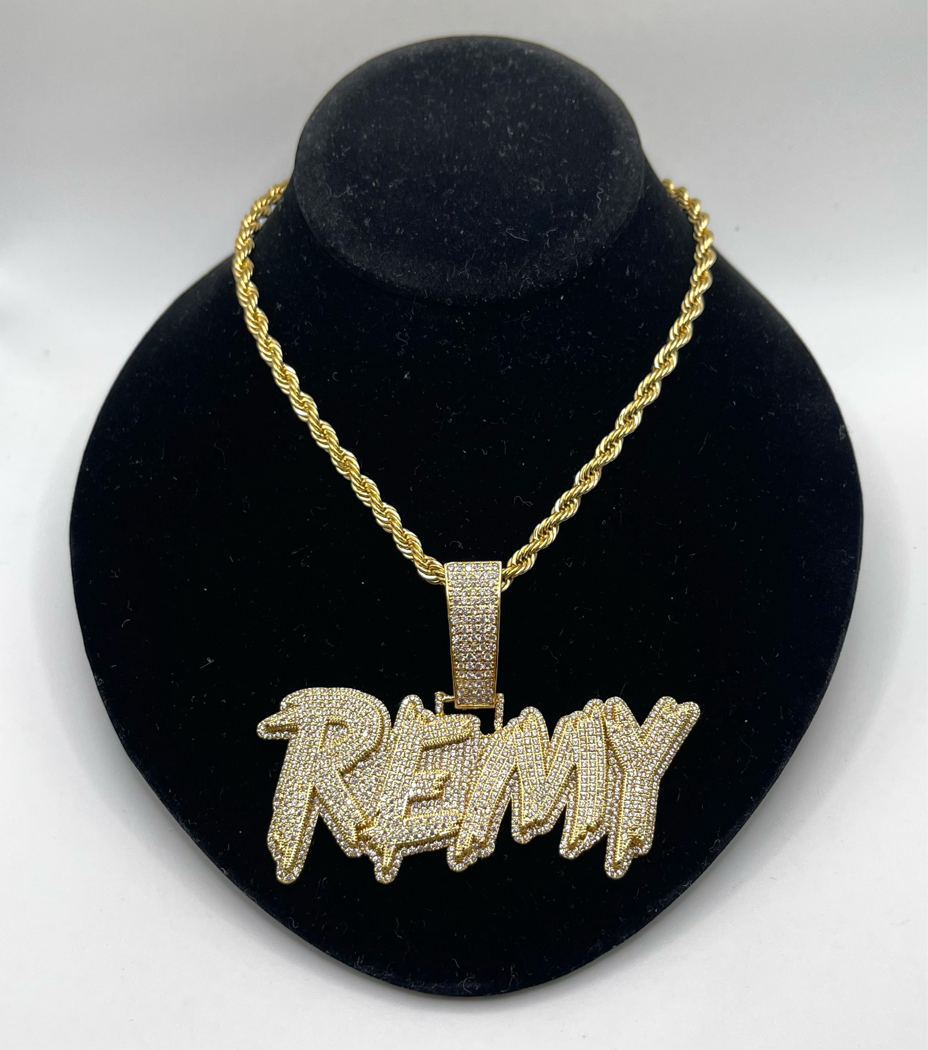 5A Luxury Quality Icy Name Necklace (Customize)