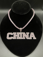 Iced out  Name Necklace (Customize)