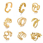 Waterproof/non tarnish Multi Ring Set