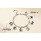 High Quality Adjustable Photo Charm Bracelet