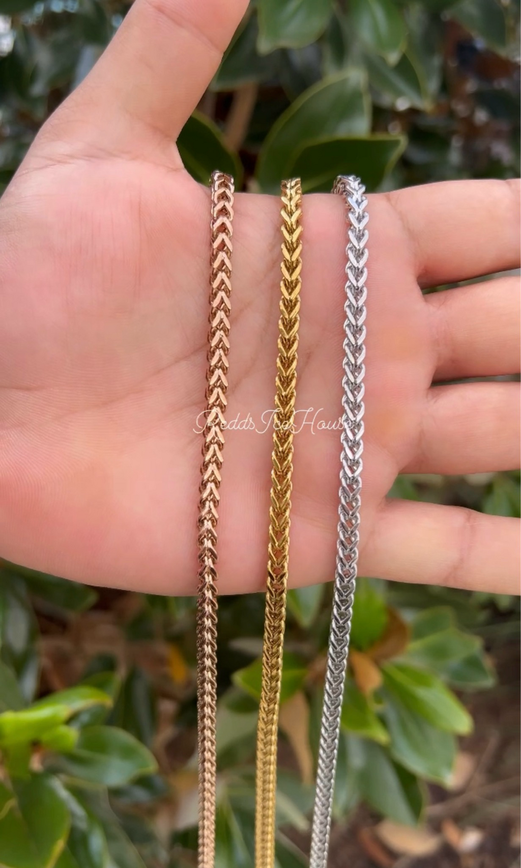 Franco 5mm Gold Plated High quality Tarnish Resistance Chain