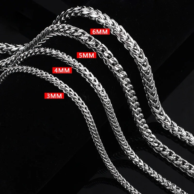 Franco 5mm Gold Plated High quality Tarnish Resistance Chain