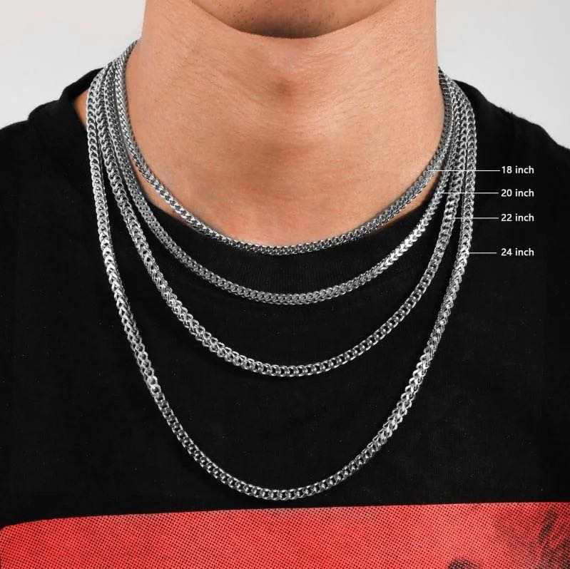 Franco 5mm Gold Plated High quality Tarnish Resistance Chain