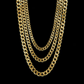 Hypoallergenic High quality Tarnish Resistance Cuban link Chain