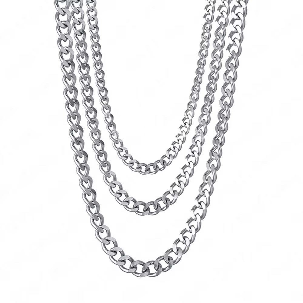 Hypoallergenic High quality Tarnish Resistance Cuban link Chain