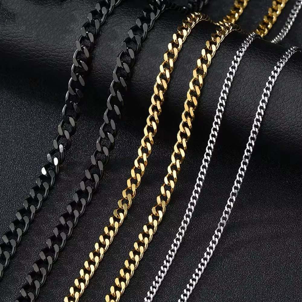 Hypoallergenic High quality Tarnish Resistance Cuban link Chain