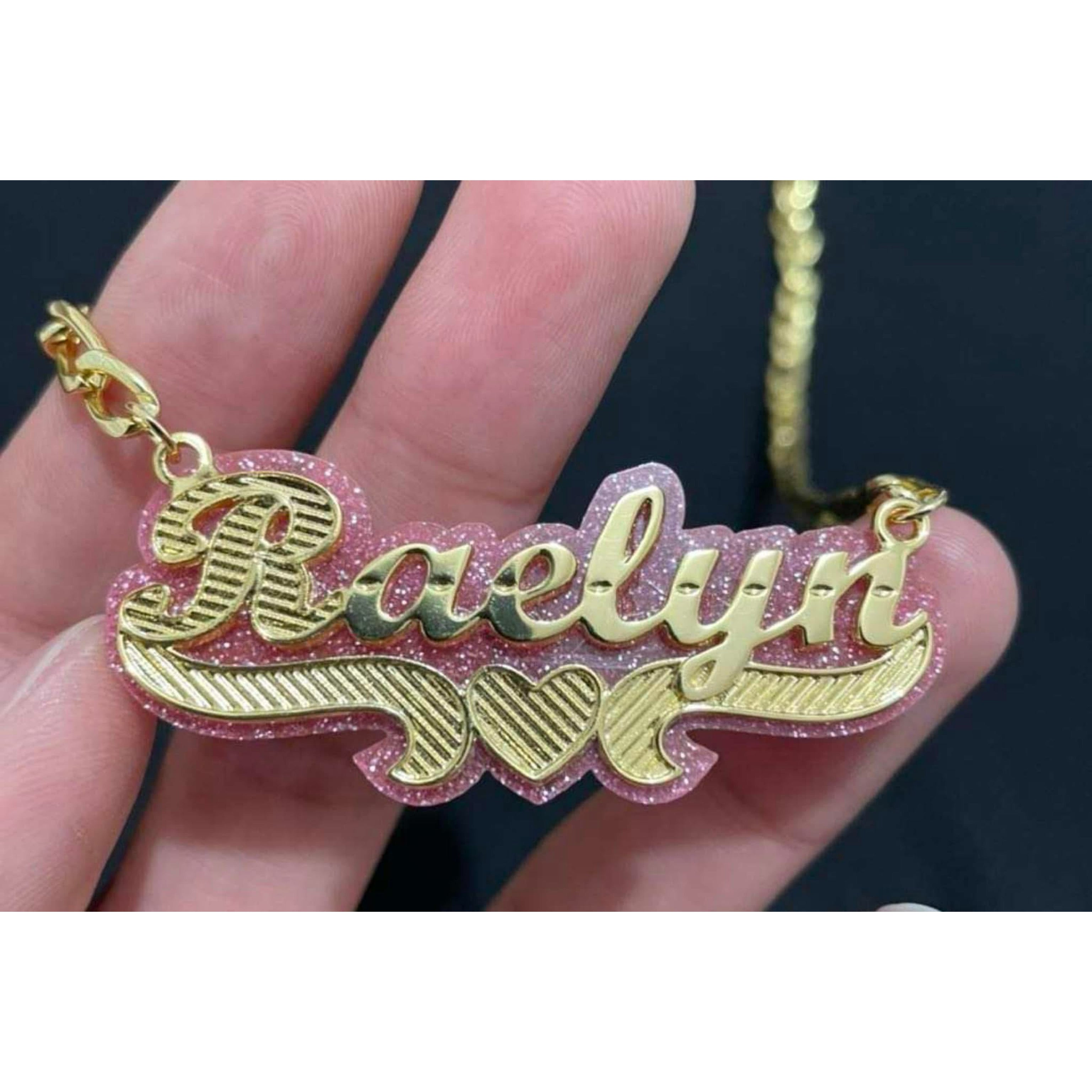 Personalized 3D Name Necklace