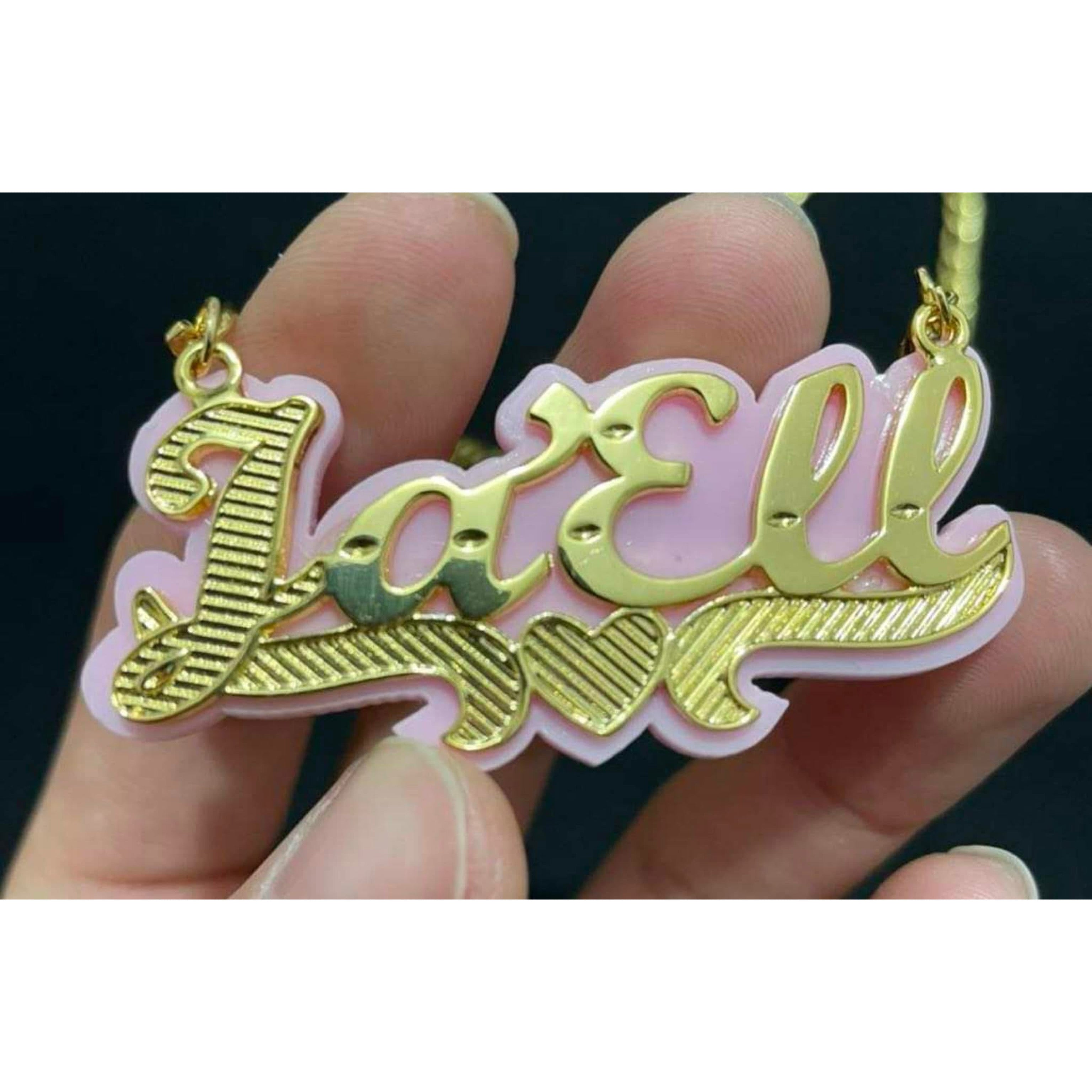 Personalized 3D Name Necklace