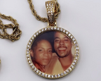 High Quality 35mm 14k Gold Photo Necklace/Non Tarnish Hypoallergenic
