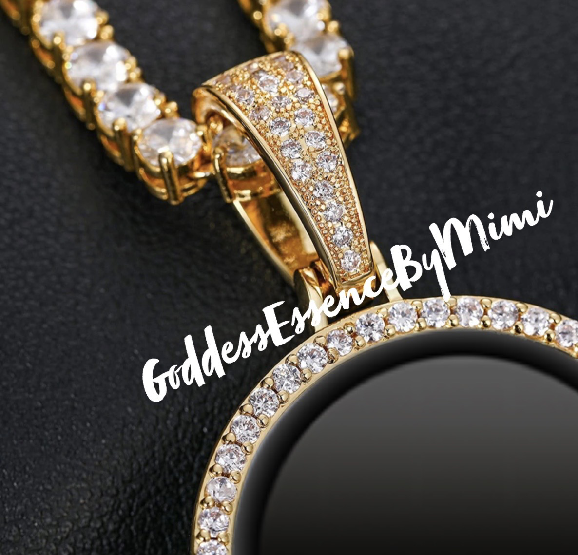 High Quality 14k Gold Photo Necklace/Non Tarnish Hypoallergenic
